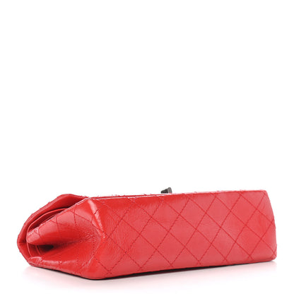 Chanel Aged Glazed Calfskin Quilted 2.55 Reissue 225 Flap Red 3 of 8