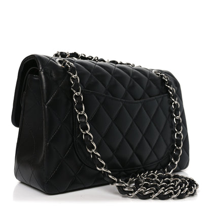 Chanel Lambskin Quilted Small Double Flap Black 3 of 11