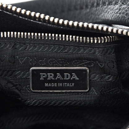 Prada Vitello Daino Shoulder Bag Black 5 of 12