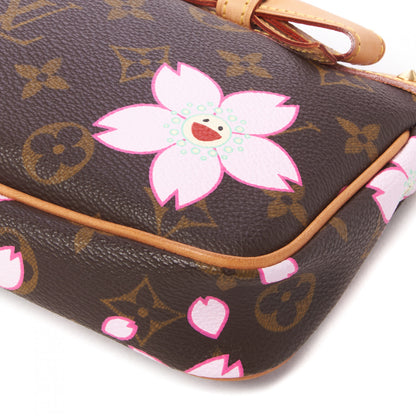 Louis Vuitton Monogram Cherry Blossom Pochette Accessories Brown 5 of 8