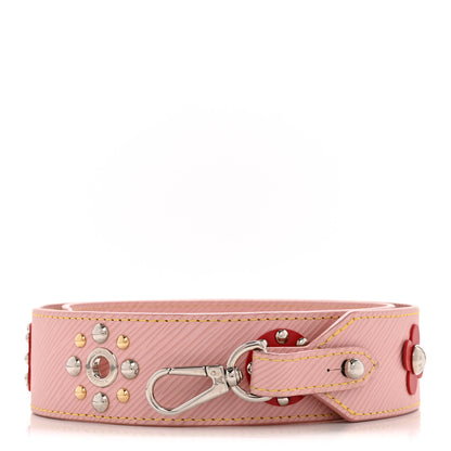 Louis Vuitton Epi Mechanical Flowers Bandouliere Shoulder Strap Rose Ballerine 1 of 8