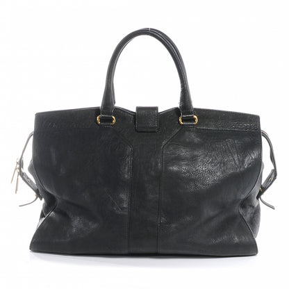 Saint Laurent Leather Large Cabas Chyc Black 7 of 8