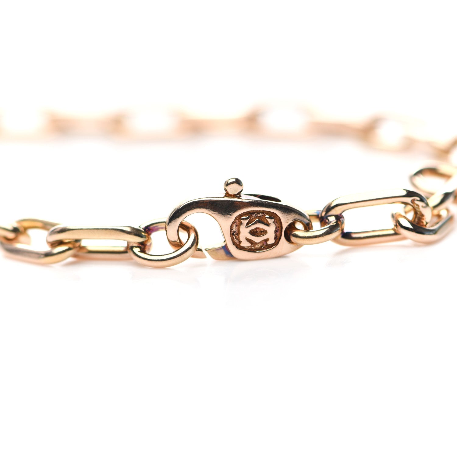 Cartier 18K Pink Gold Spartacus Link Chain Bracelet 4 of 5