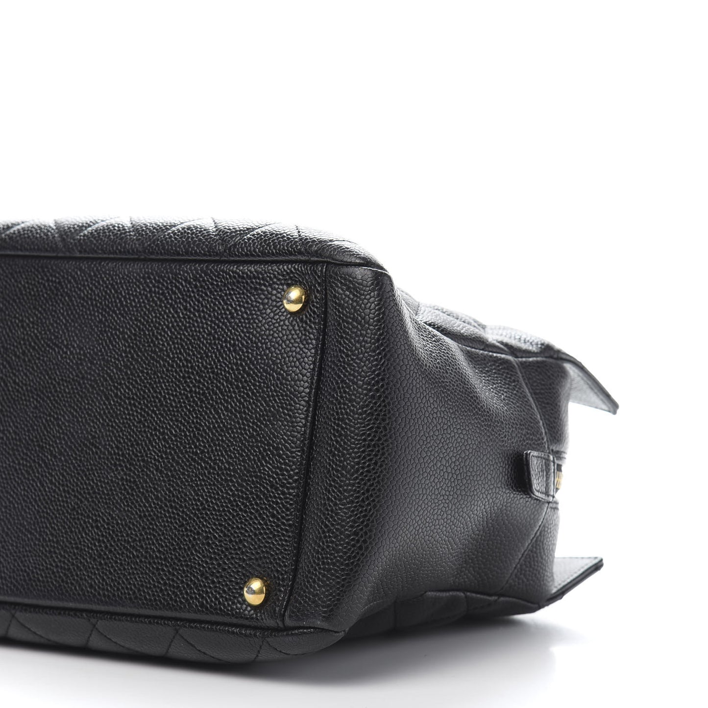 Caviar Quilted Petit Timeless Tote PTT Black
