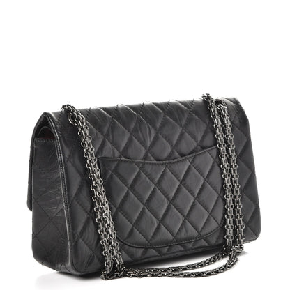 Chanel Aged Calfskin Quilted 2.55 Reissue 226 Flap Black 4 of 10