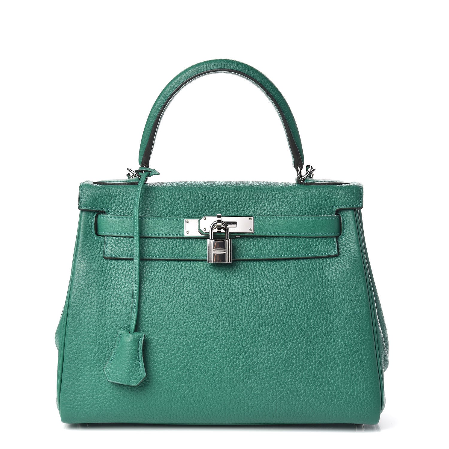 Hermes Taurillon Clemence Kelly Retourne 28 Vert Vertigo 1 of 33