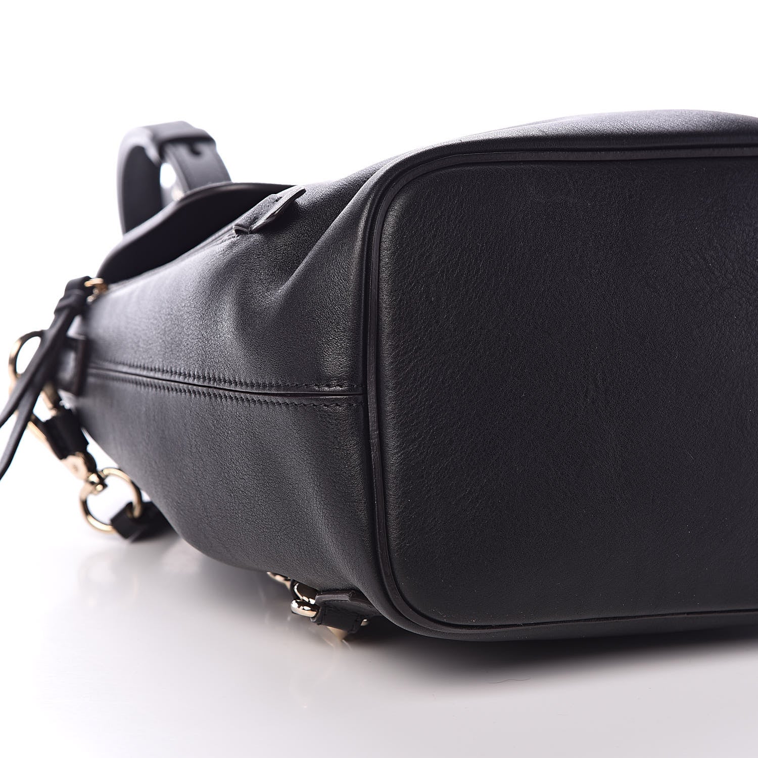 Chloe Suede Calfskin Small Faye Backpack Black 9 of 11