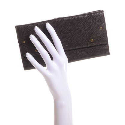 Burberry Leather Continental Studded Wallet 2 of 9