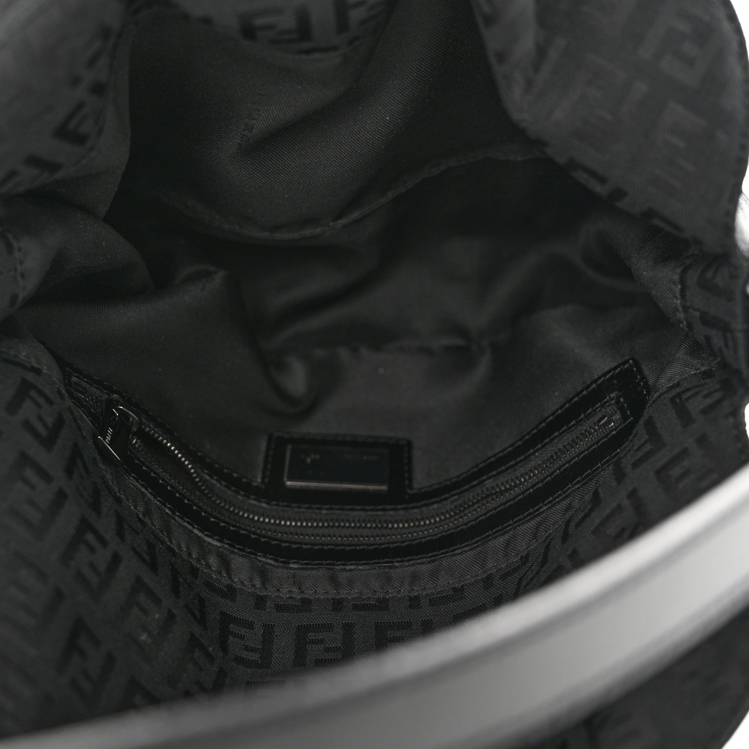 Fendi Zucchino Baguette Black 5 of 9