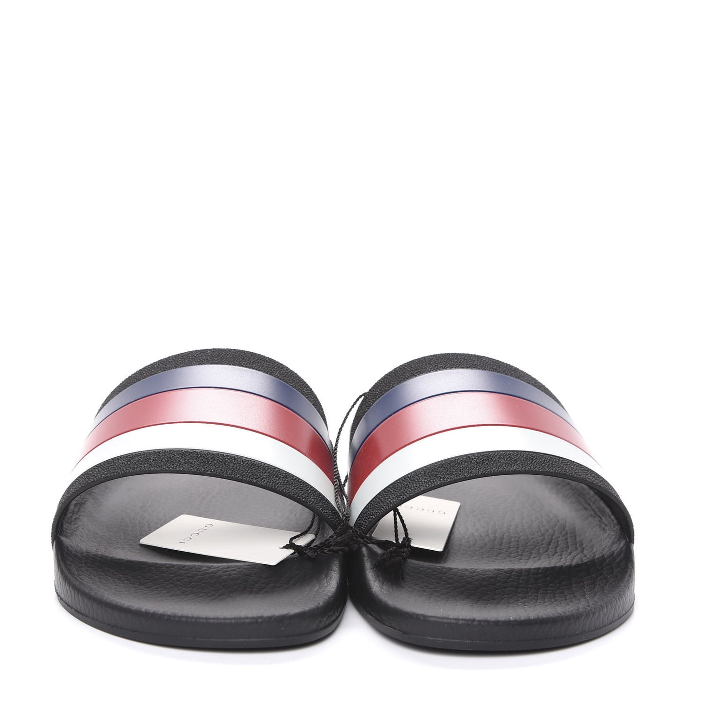 Rubber Web Mens Pool Slide Sandals 13 Black Mystic White Hibiscus Red Marine