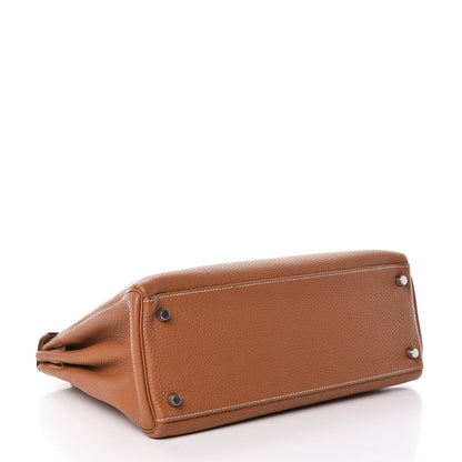 Hermes Togo Kelly Retourne 32 Gold 5 of 46