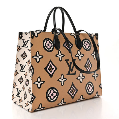 Louis Vuitton Monogram Giant Wild At Heart Onthego GM Arizona 3 of 9