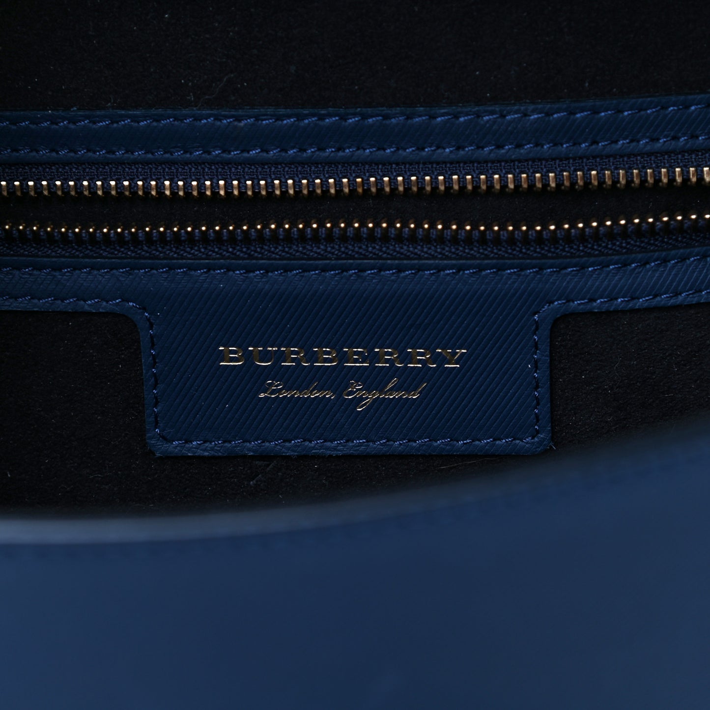 Trench Calfskin Medium DK88 Top Handle Bag Ink Blue
