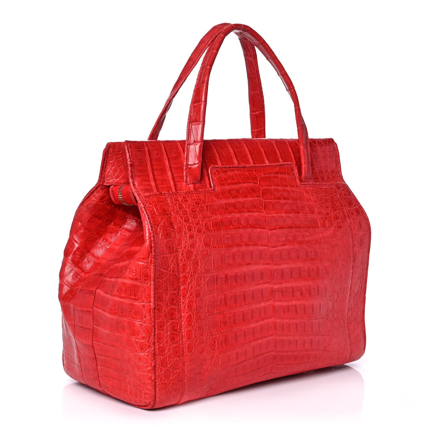 Crocodile Tote Red