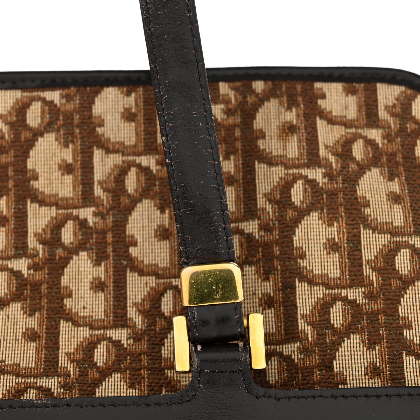 Monogram Trotter Shoulder Bag Brown