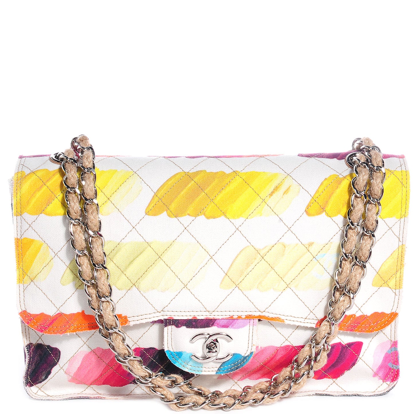 Canvas Jumbo Colorama Flap Multicolor