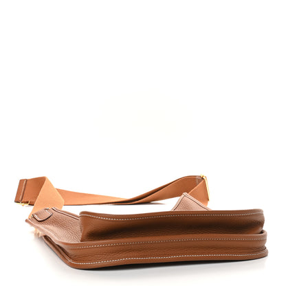 Hermes Taurillon Clemence Evelyne III PM Gold 4 of 11