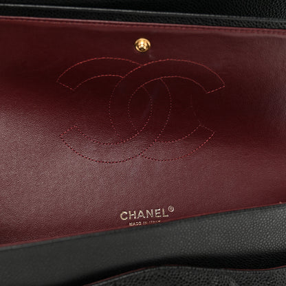 Chanel Caviar Quilted Maxi Double Flap Black 12 of 13