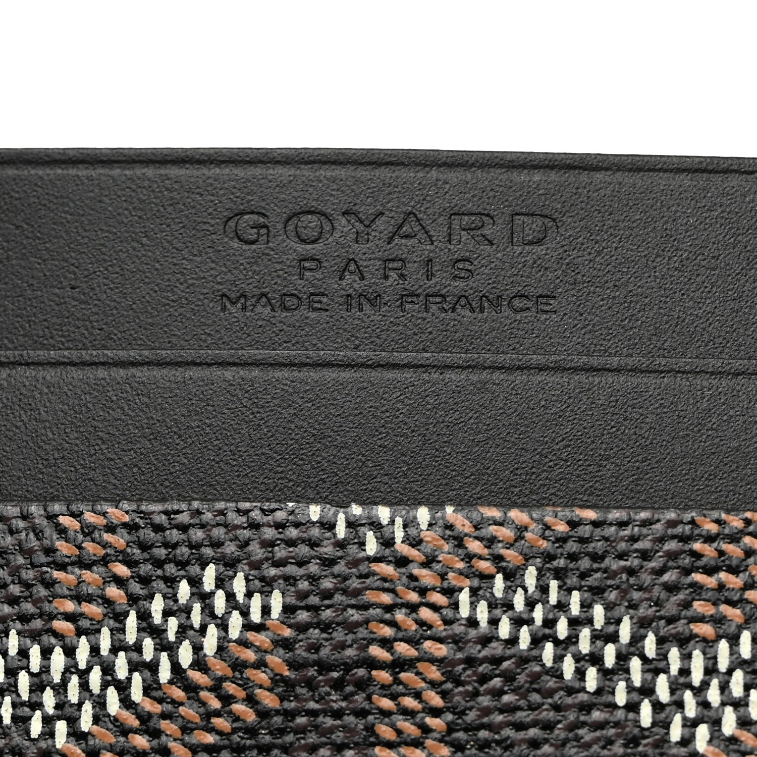 Goyard Goyardine Saint Sulpice Card Holder Black 6 of 7