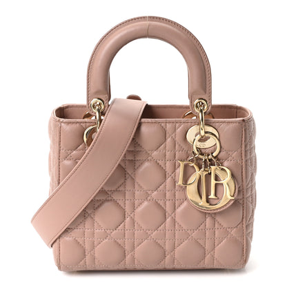 Christian Dior Lambskin Cannage Small My ABC Dior Lady Dior Blush 1 of 10