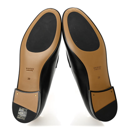 Gucci Calfskin Womens Jordaan Loafers 39 Black 6 of 10