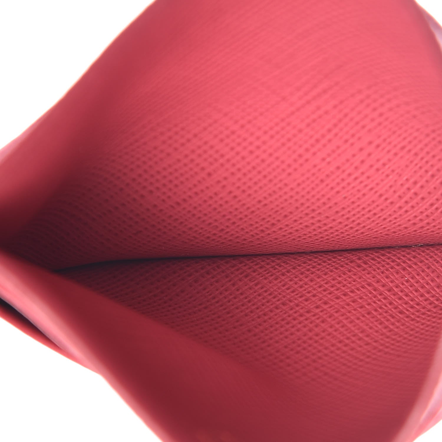 Prada Saffiano Metal Business Card Holder Pink 5 of 7