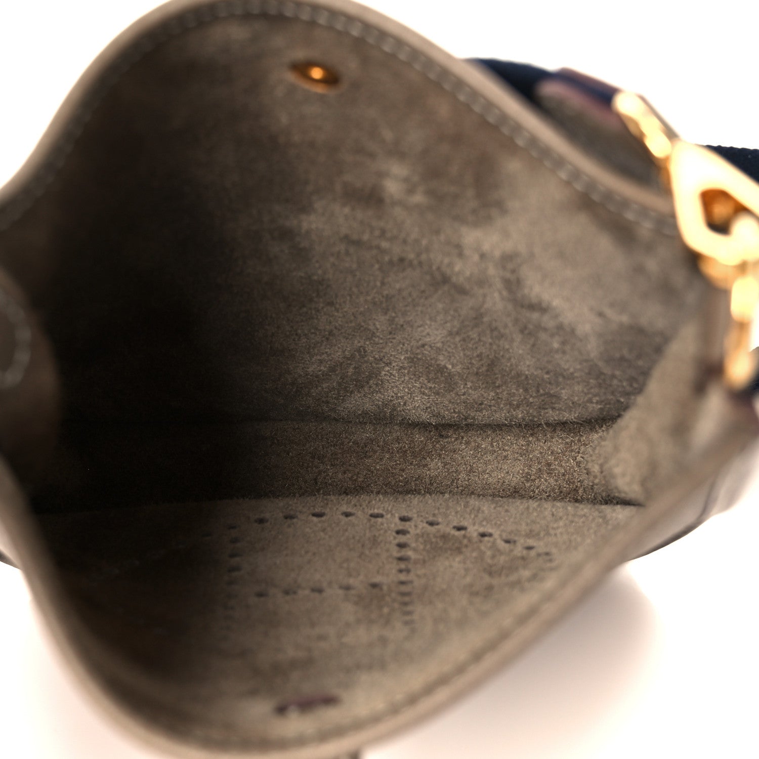 Hermes Taurillon Clemence Amazone Evelyne TPM Etoupe Bleu Indigo 5 of 11