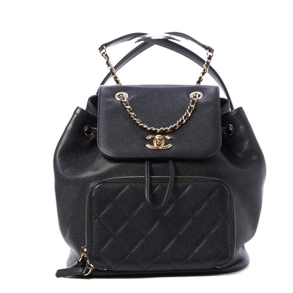 Chanel Caviar Quilted Business Affinity Backpack Black 1 of 11