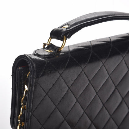 Chanel Lambskin Quilted Runway Flap Bag Black 5 of 15