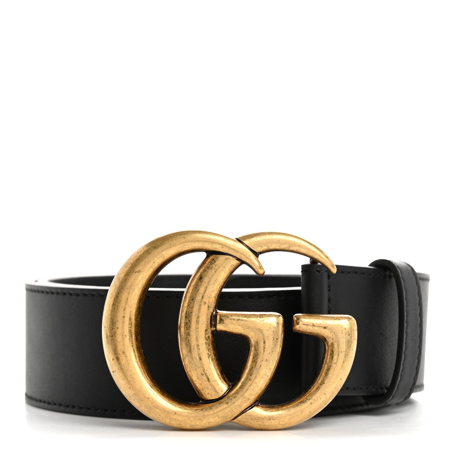 Gucci Calfskin Double G 40mm Belt 80 32 Black 6 of 7