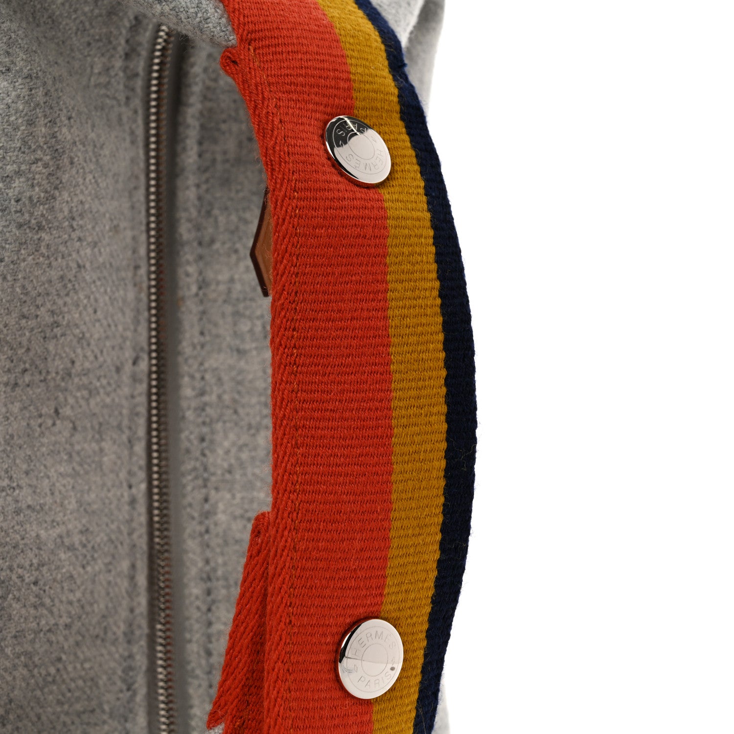 Hermes Canvas Small Bride-A-Brac Pouch Gris Flanelle 7 of 8