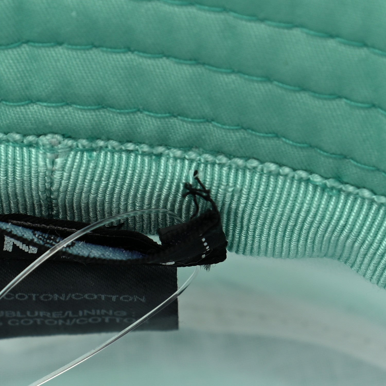 Chanel Cotton CC Cloche Bucket Hat S Turquoise Fuchsia 9 of 9