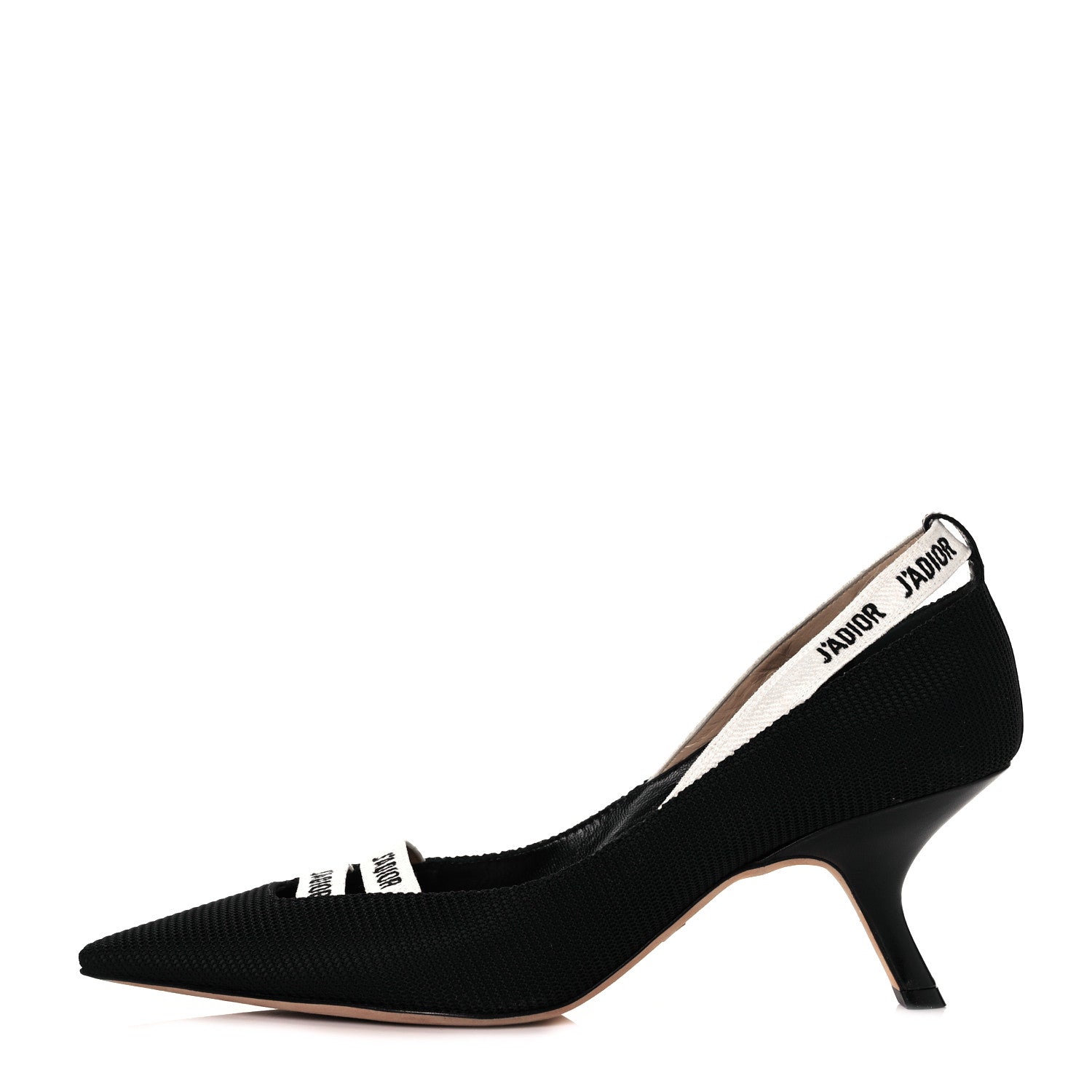 Christian Dior Technical Canvas J'Adior Ribbon Pumps 41 Black 1 of 9