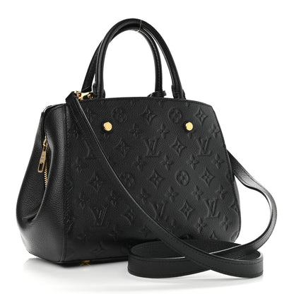 Louis Vuitton Empreinte Montaigne BB Black 3 of 9