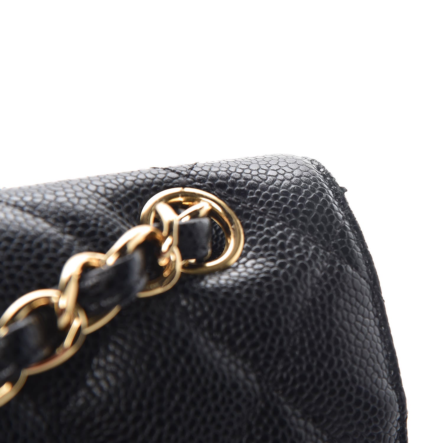 Chanel Caviar Quilted Jumbo Double Flap Black 11 of 13