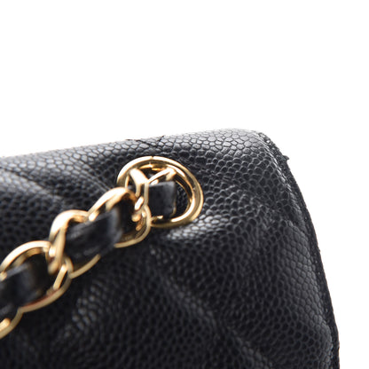 Chanel Caviar Quilted Jumbo Double Flap Black 11 of 13