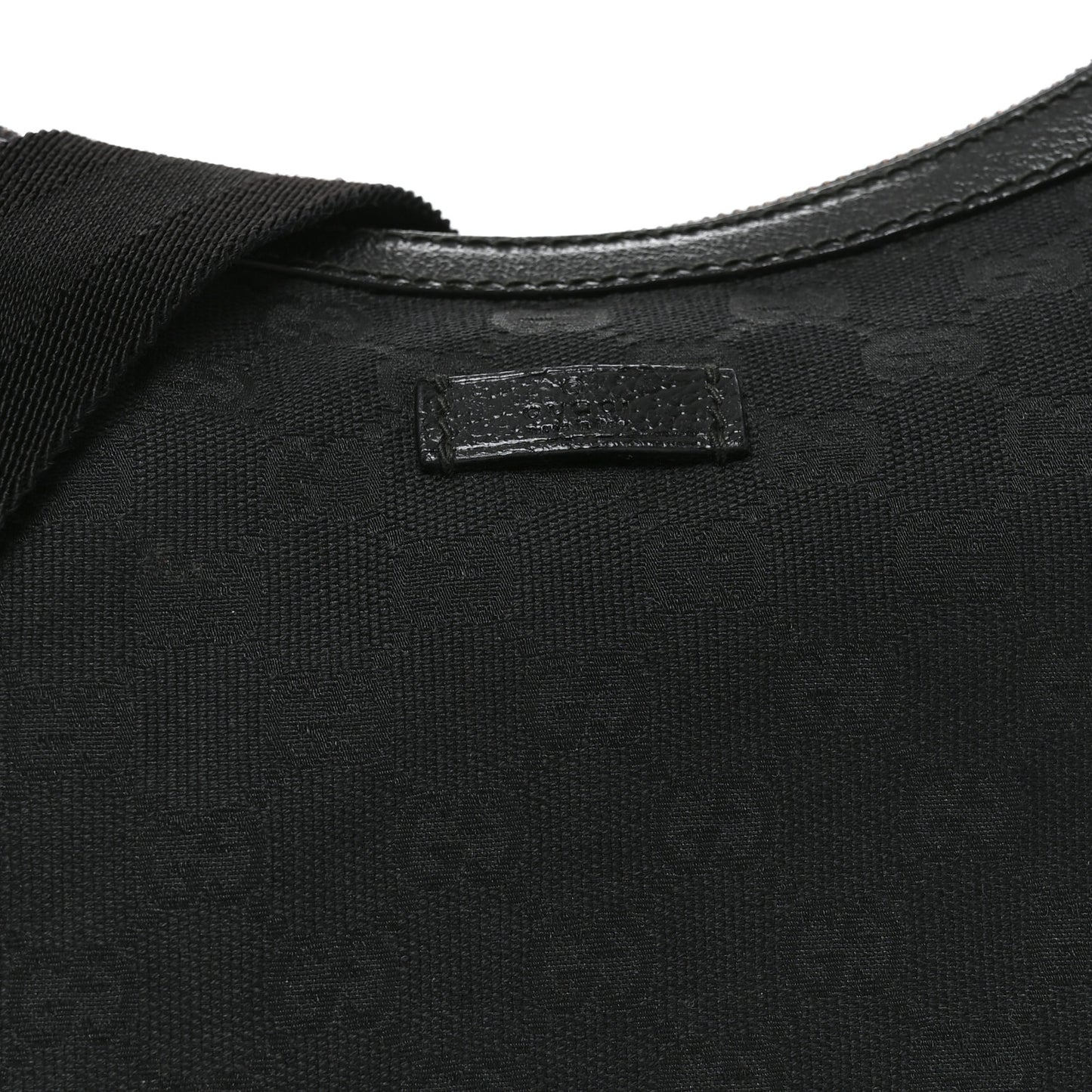 Monogram Medium Half Moon Hobo Black
