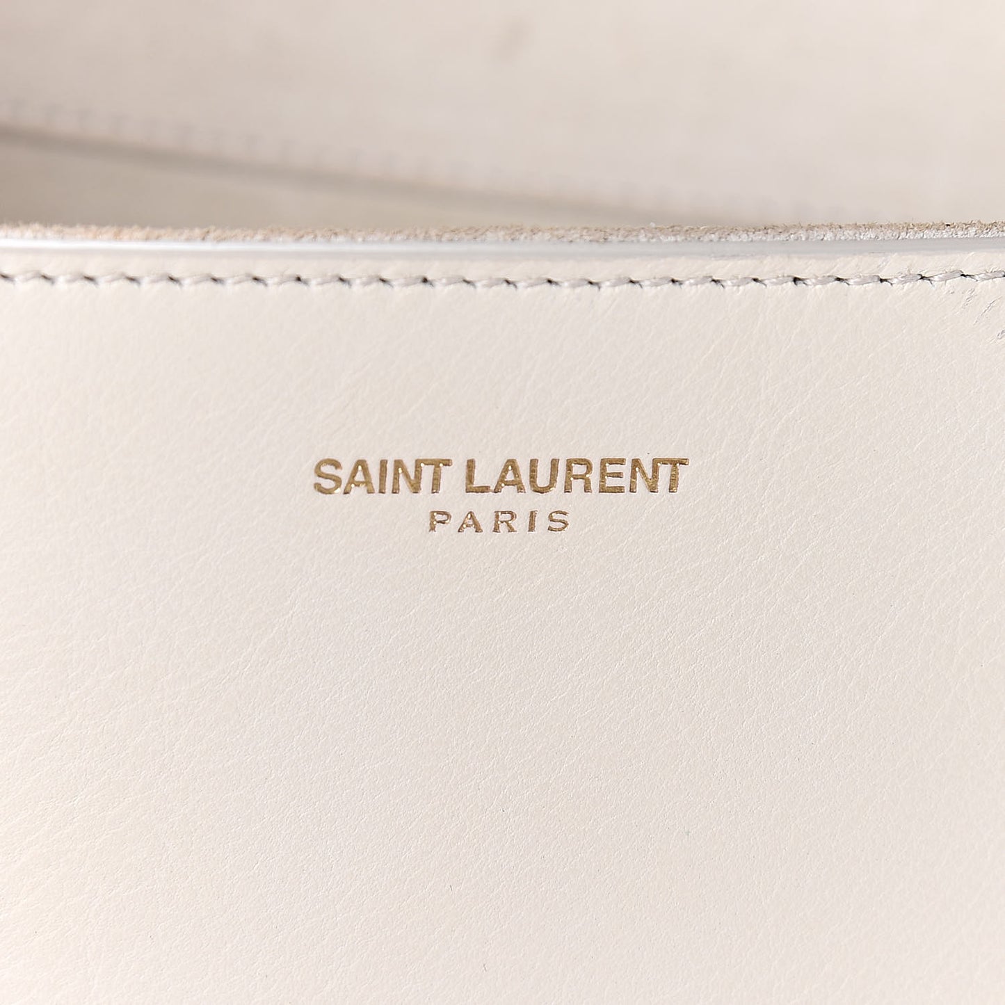 Calfskin Classic Y Clutch White