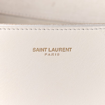 Saint Laurent Calfskin Classic Y Clutch White 7 of 17