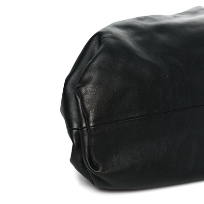 Bottega Veneta Smooth Butter Calf The Pouch Oversized Clutch Black 9 of 10