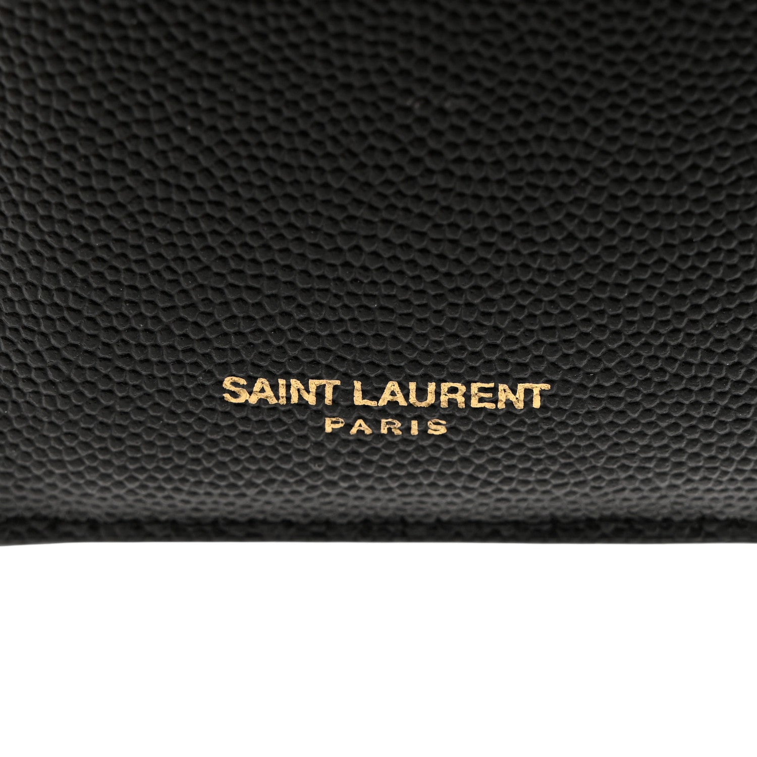 Saint Laurent Grain De Poudre Monogram Bi-Fold Wallet Black 7 of 9