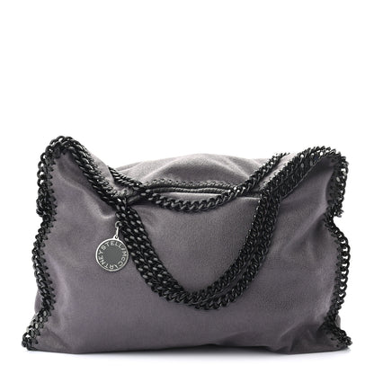 Stella McCartney Shaggy Deer Falabella Fold Over Tote Grey 1 of 9