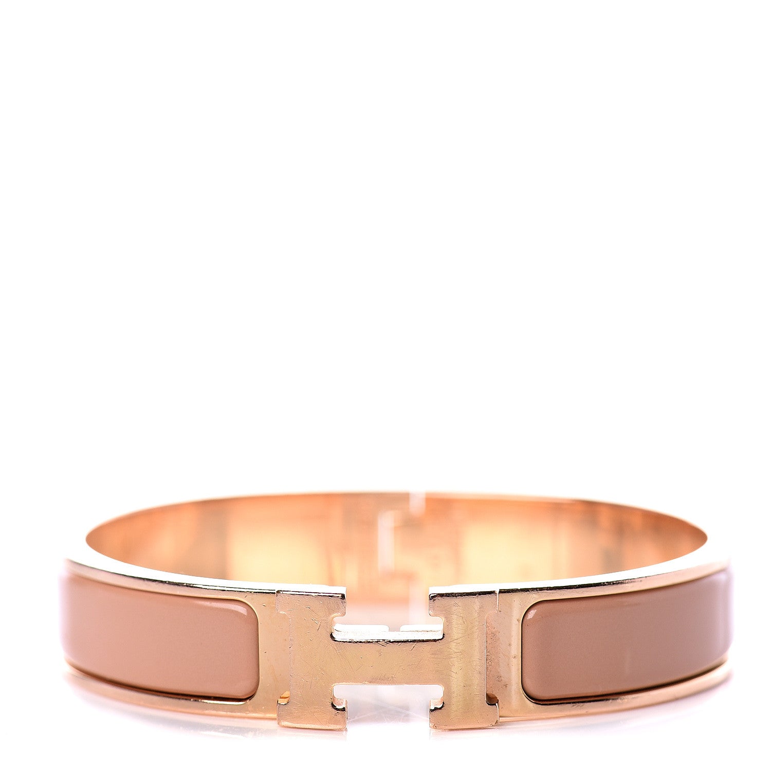 Hermes Enamel Clic Clac H Narrow Bracelet PM Makeup 1 of 3