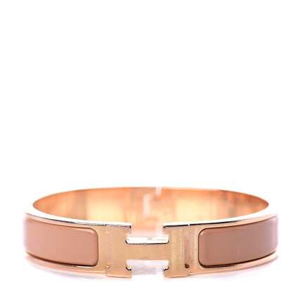 Hermes Enamel Clic Clac H Narrow Bracelet PM Makeup 1 of 3