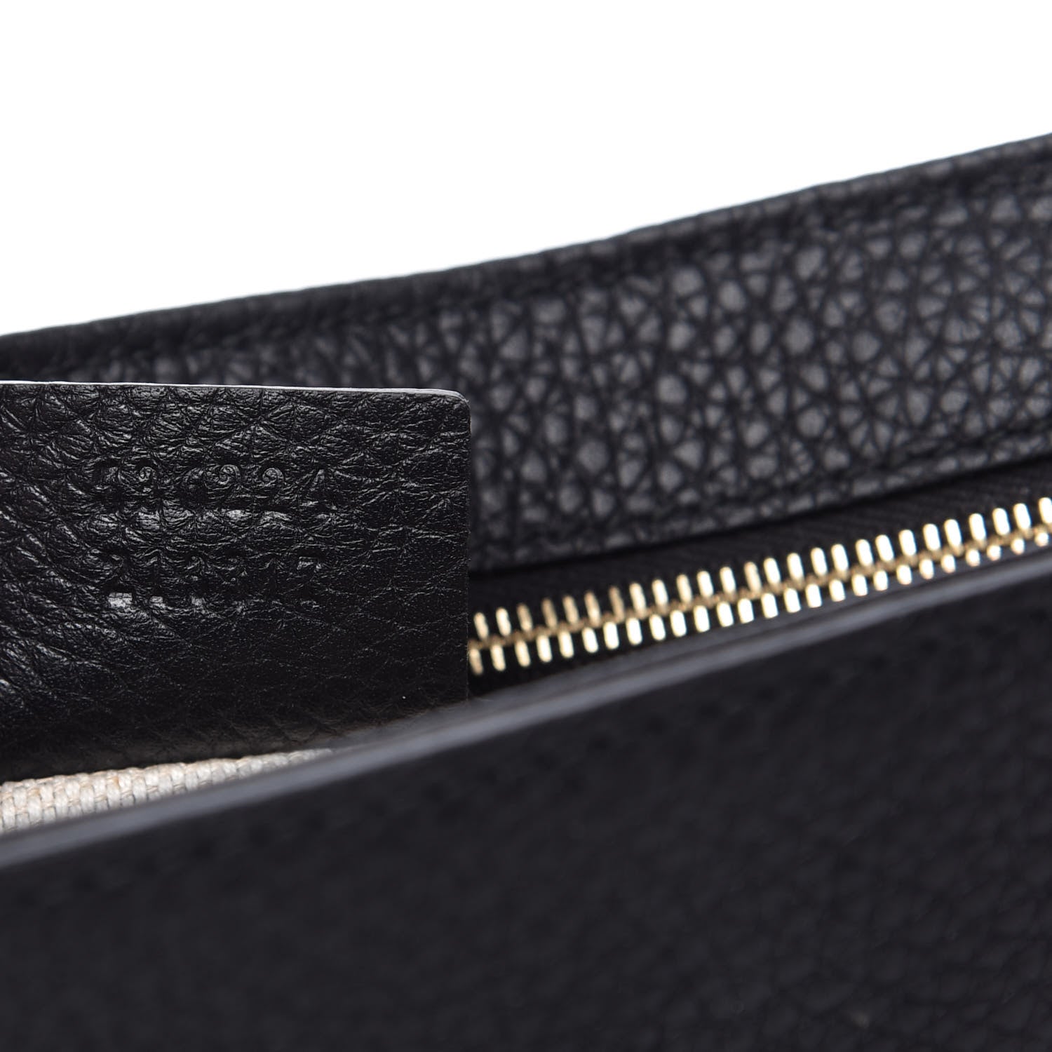 Gucci Pebbled Calfskin Medium Soho Flap Crossbody Black 9 of 10