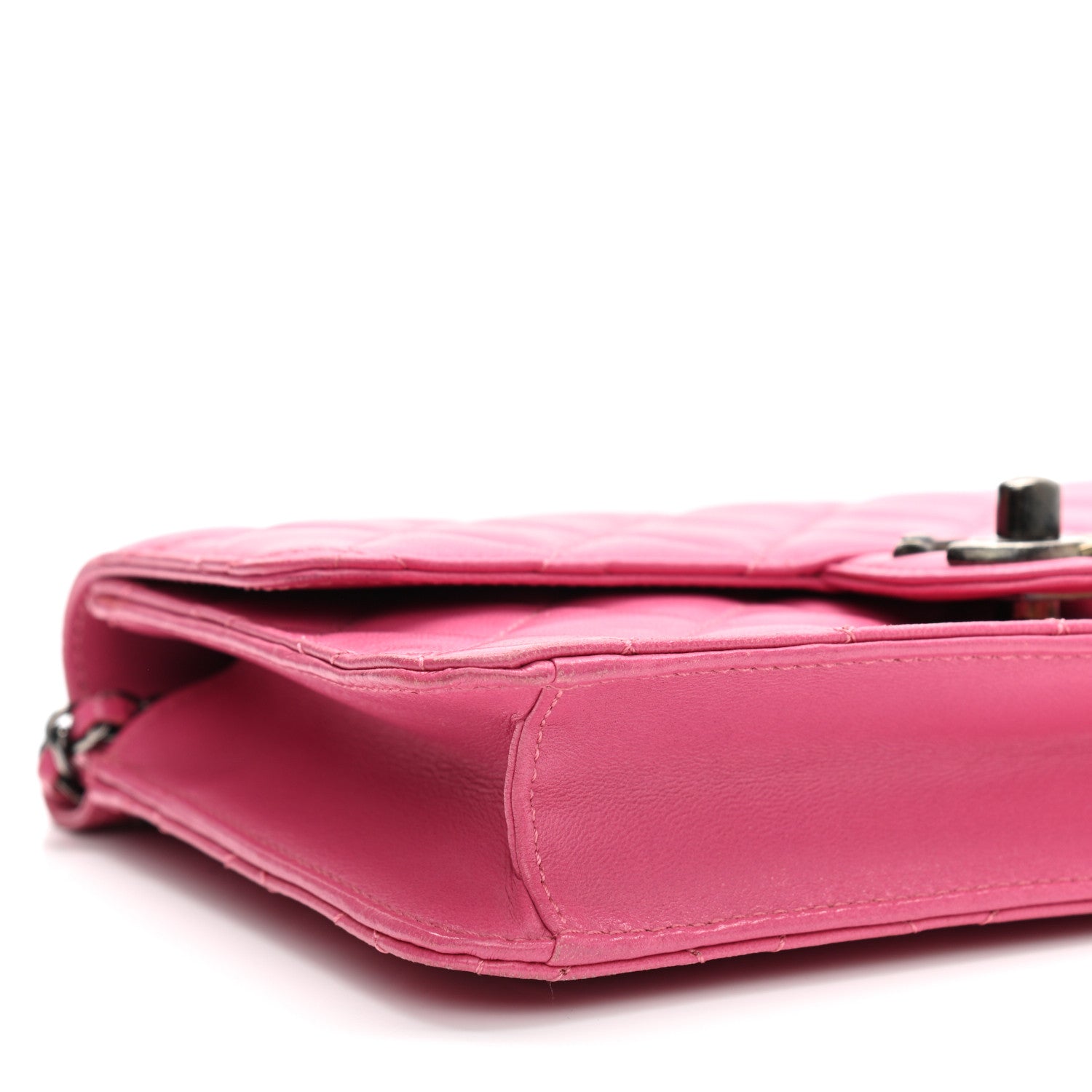 Chanel Lambskin Quilted Medium Crossing Times Flap Pink 9 of 12