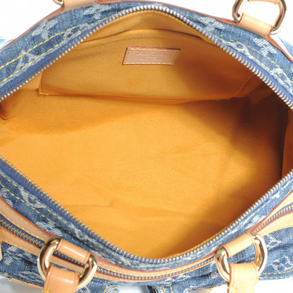 Louis Vuitton Monogram Denim Neo Speedy Blue 5 of 7