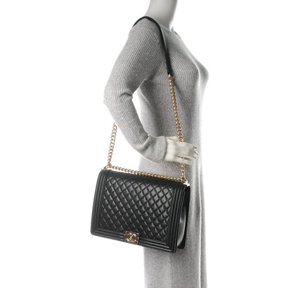Chanel Caviar Quilted Large Boy Flap Black 2 of 8
