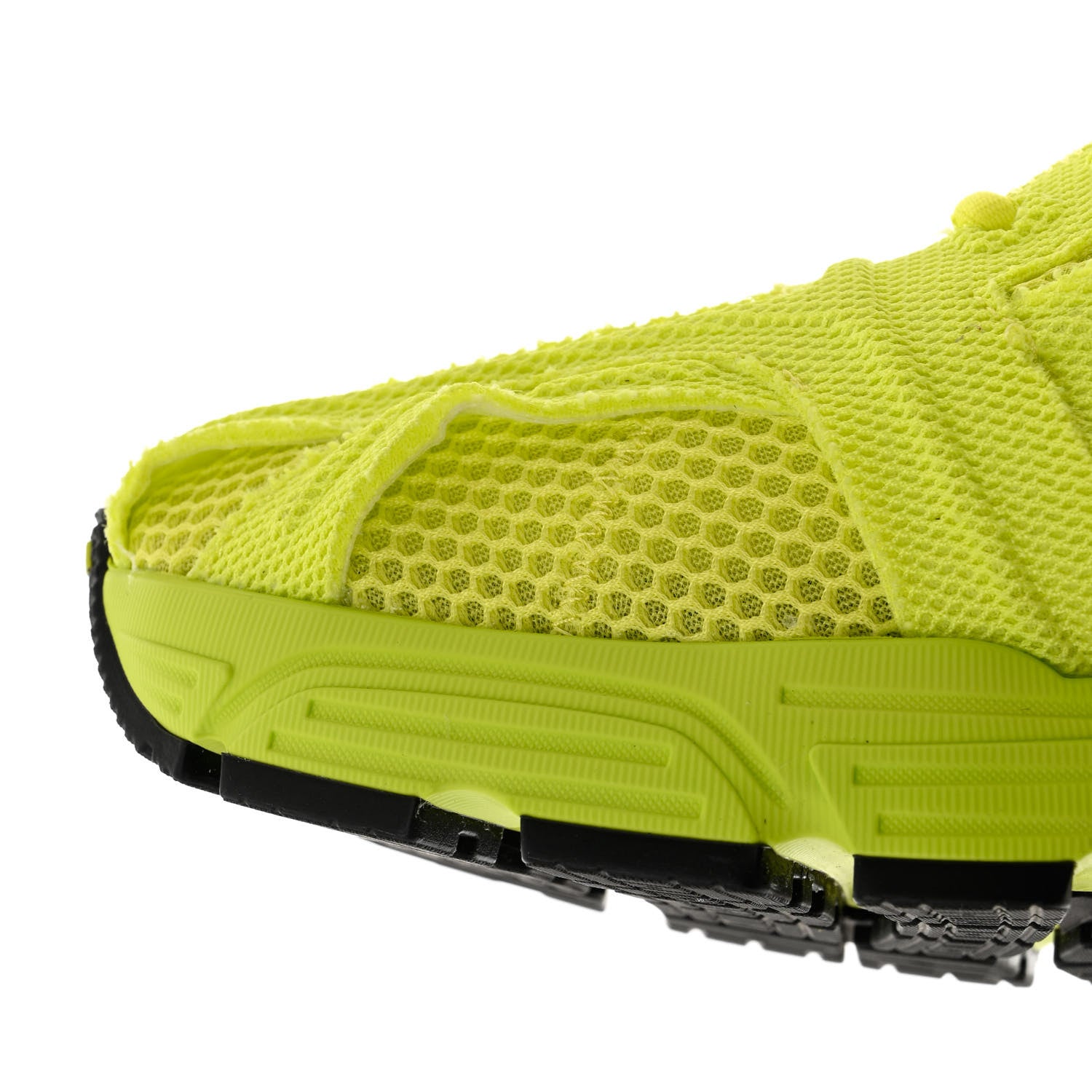 Balenciaga Fabric Mesh Mens Phantom Sneakers 44 Lime Black 9 of 10