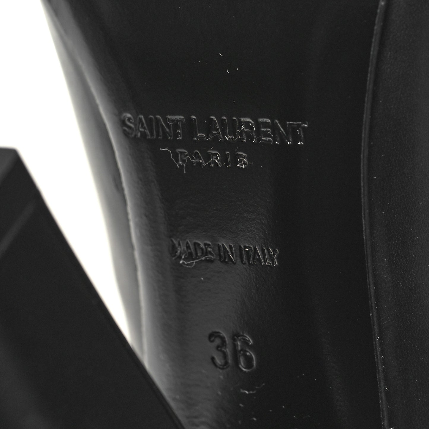 Vanity Softy Calfskin 68 Tube 110 Boots 36 Black